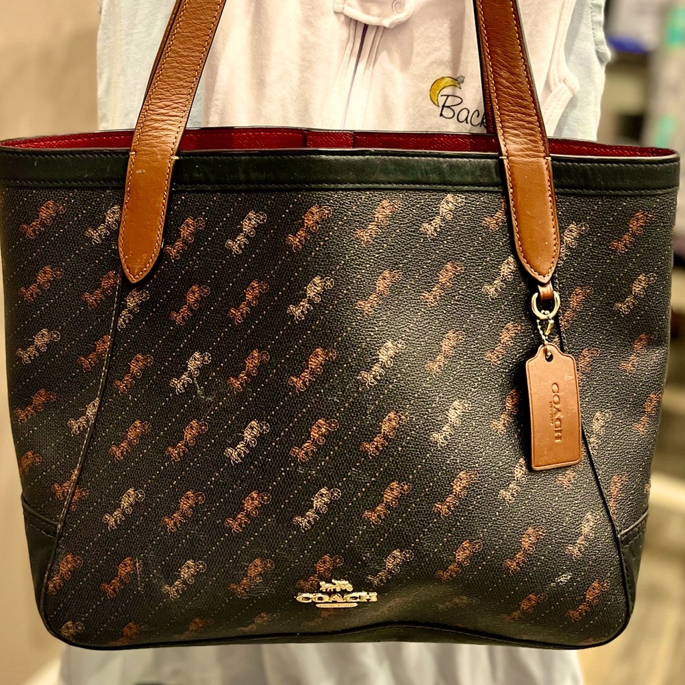 Authentic Coach Signature Gallery Tote